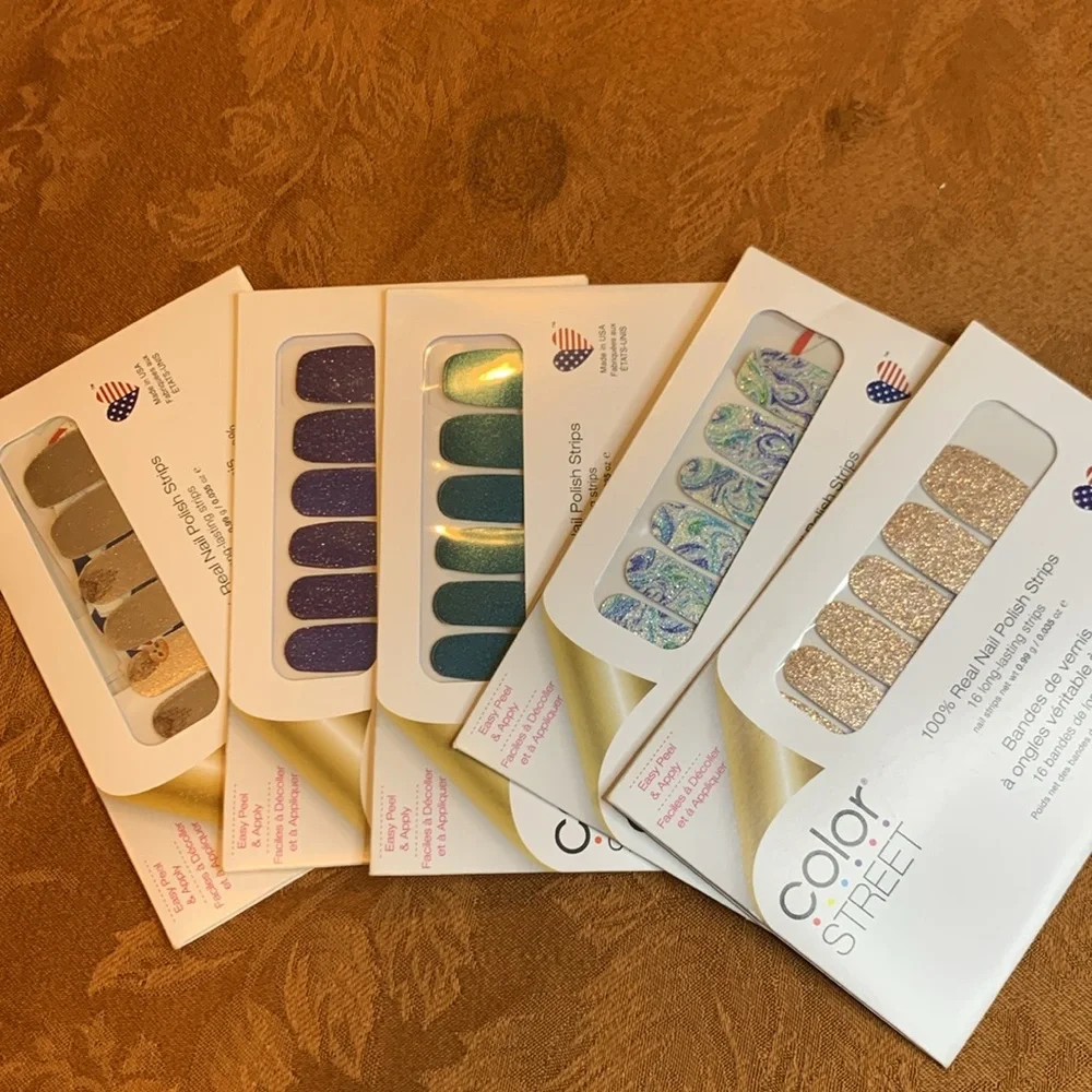 Pack of 5 brand new COLOR STREET 100% nail polish strips - Picture 4 of 14